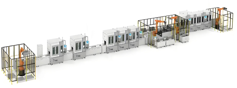 電機自動裝配生產(chǎn)線布局結(jié)構(gòu)圖