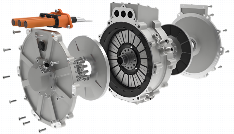 軸向磁通電機(jī)結(jié)構(gòu)圖