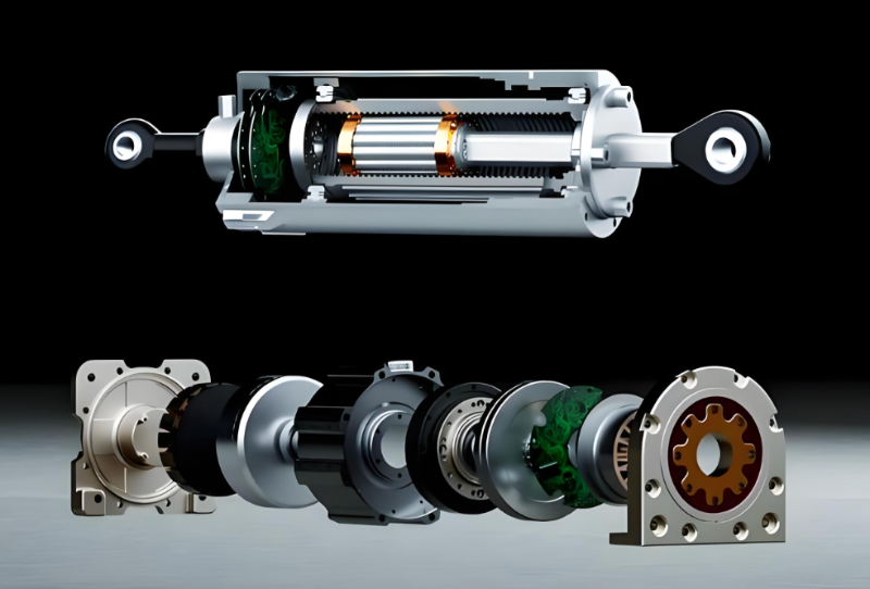 人形機器人關節(jié)線性執(zhí)行器（網(wǎng)圖+分解圖）