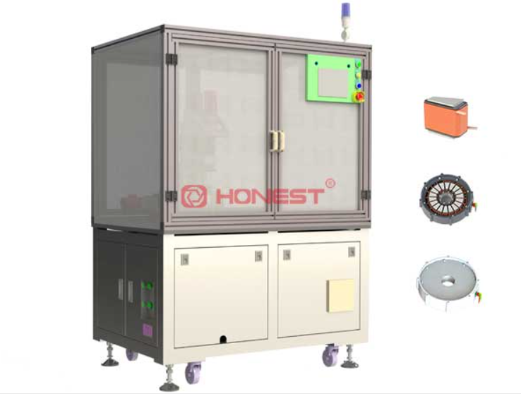 輪轂電機(jī)扁線分塊定子精密繞線機(jī)