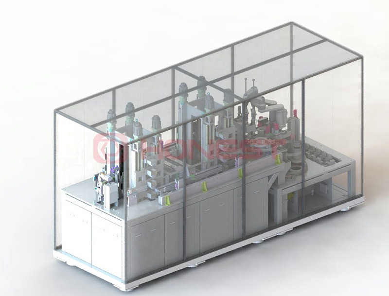雙通道扁線電機制線機