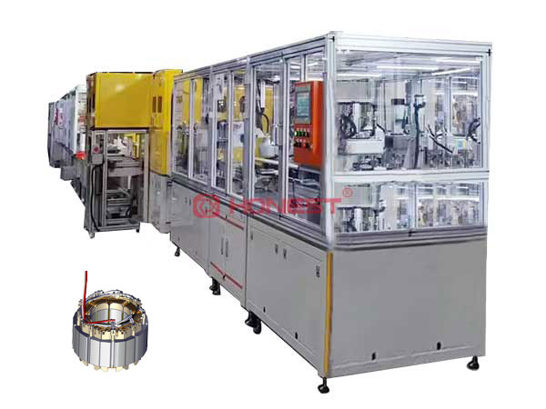 分割馬達(dá)壓縮機(jī)定子組裝線