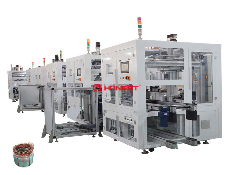 扁線電機生產線