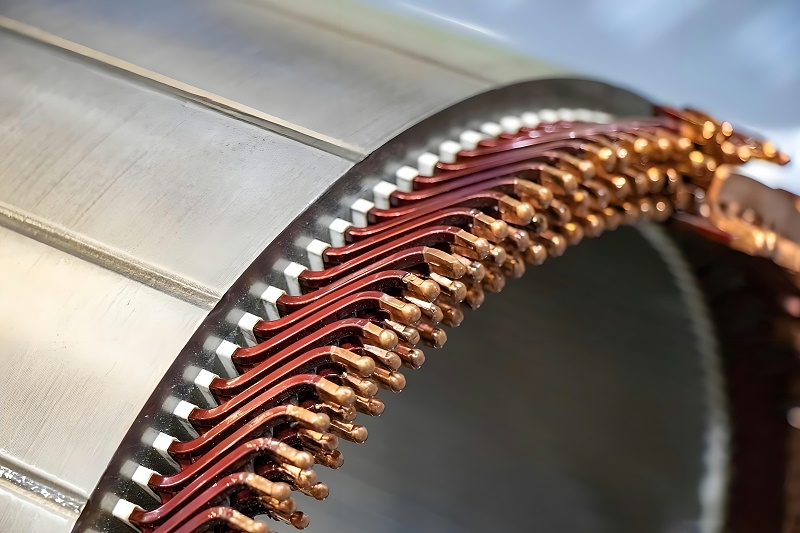 扁線電機(jī)定子擴(kuò)口與扭線