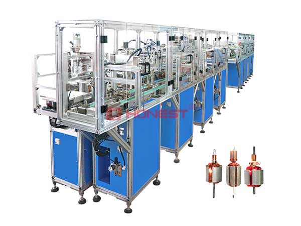 家用電機轉(zhuǎn)子自動組裝機