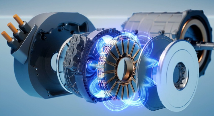 軸向磁通電機(jī)爆炸圖