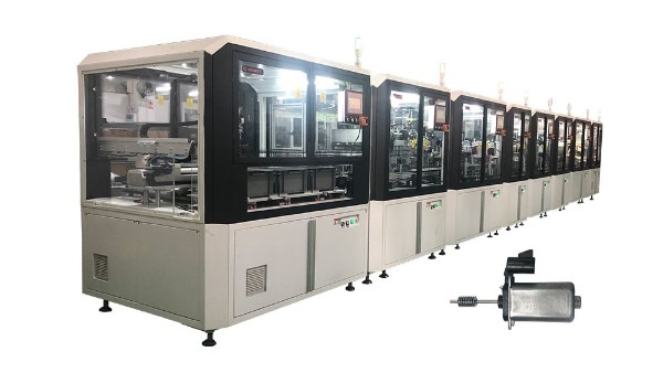 電機(jī)自動(dòng)化裝配線調(diào)試完成